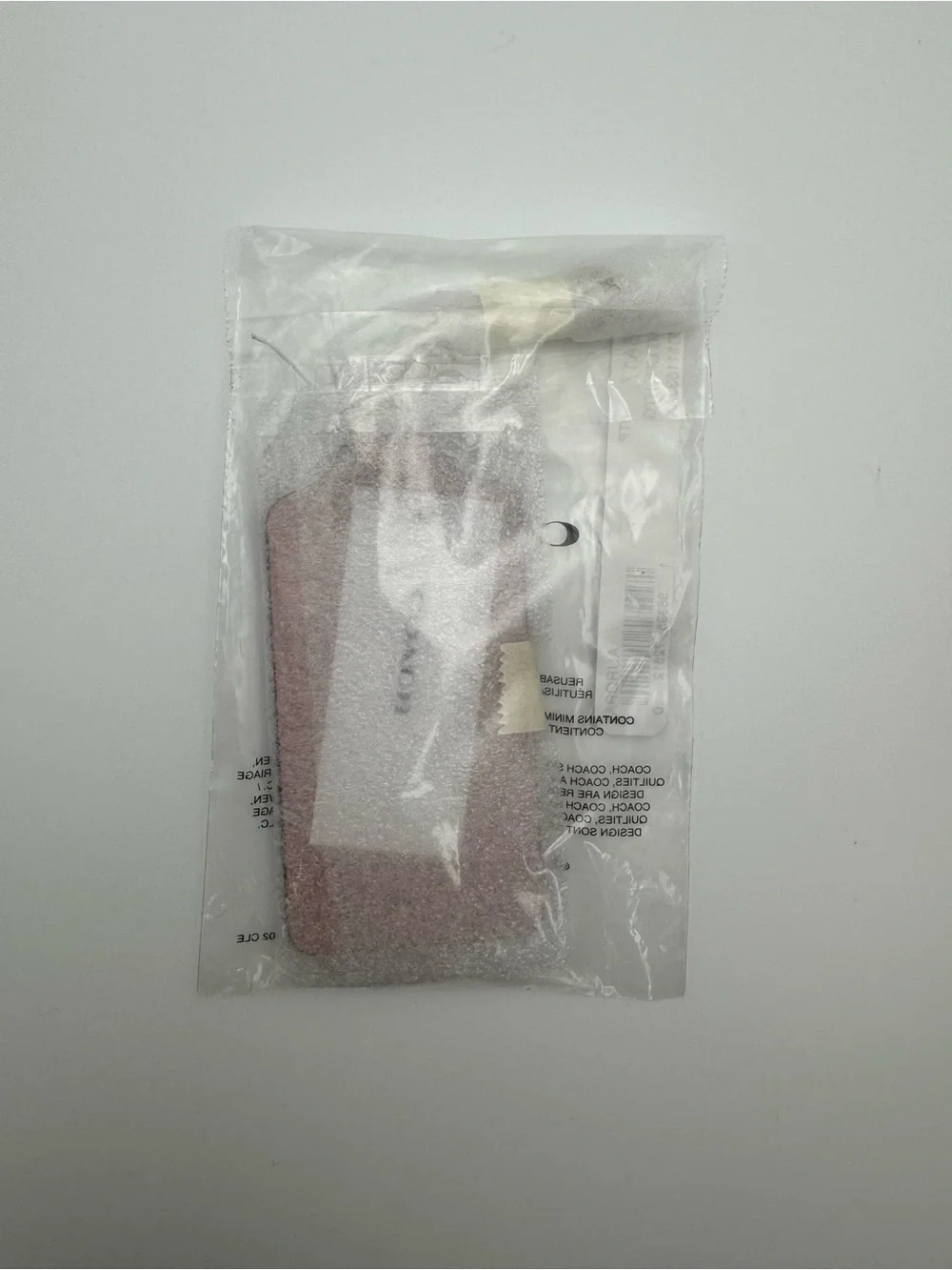NWT Coach CBA17 Large Leather Hangtag Bag Charm Aurora Pink Hang Tag - Picture 14 of 14
